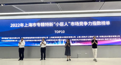 2022年上海市專精特新 小巨人 企業(yè)市場競爭力指數(shù)發(fā)布會(huì)順利召開